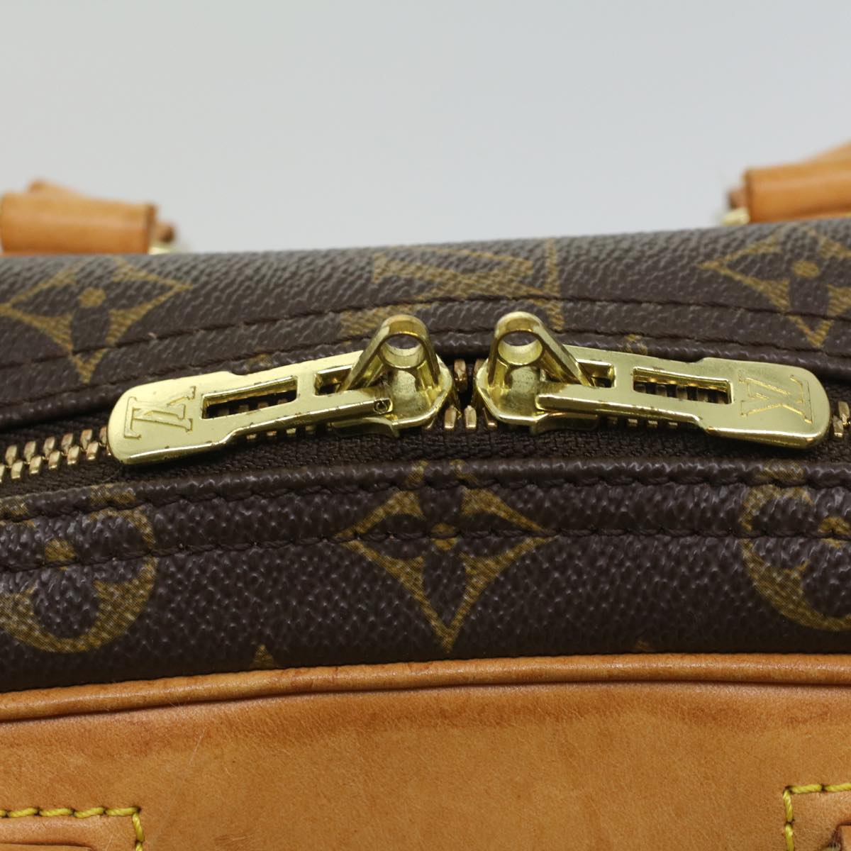 LOUIS VUITTON Monogram Excursion Hand Bag M41450 LV Auth ro571