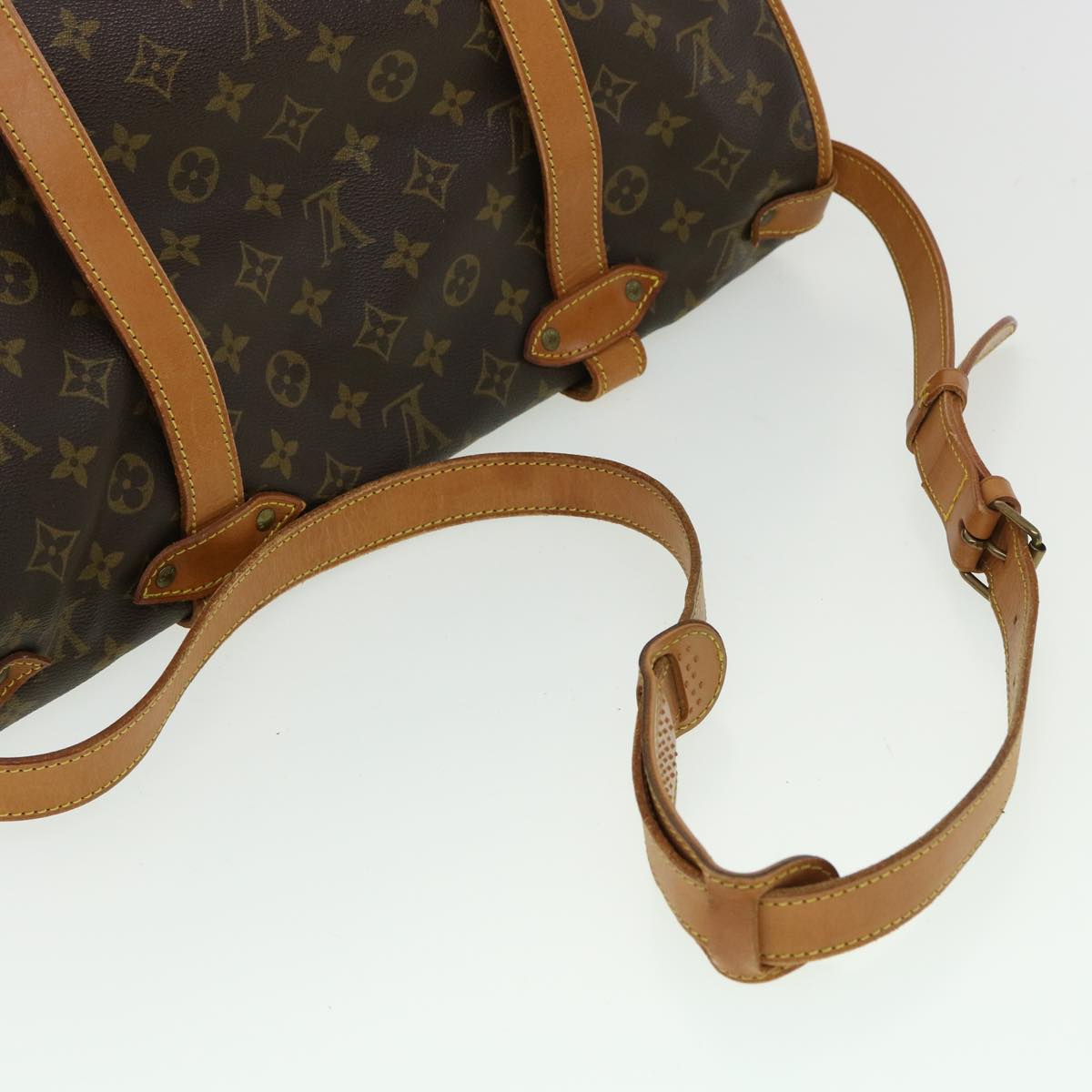 LOUIS VUITTON Monogram Saumur 43 Shoulder Bag M42252 LV Auth ro614