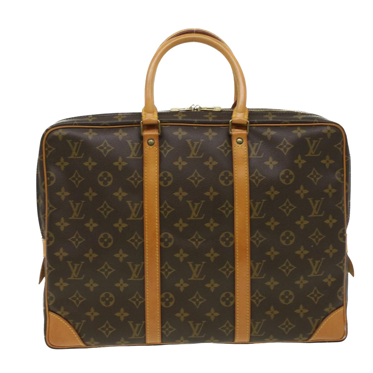 LOUIS VUITTON Monogram Porte Documents Voyage Business Bag M52005 LV Auth ro667