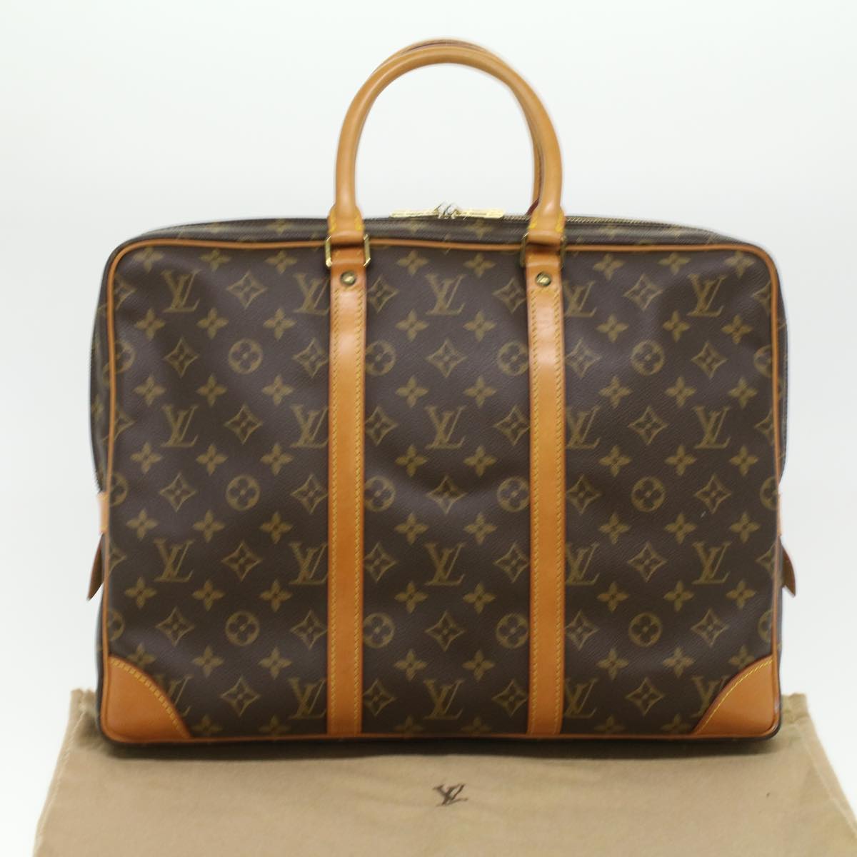 LOUIS VUITTON Monogram Porte Documents Voyage Business Bag M52005 LV Auth ro667