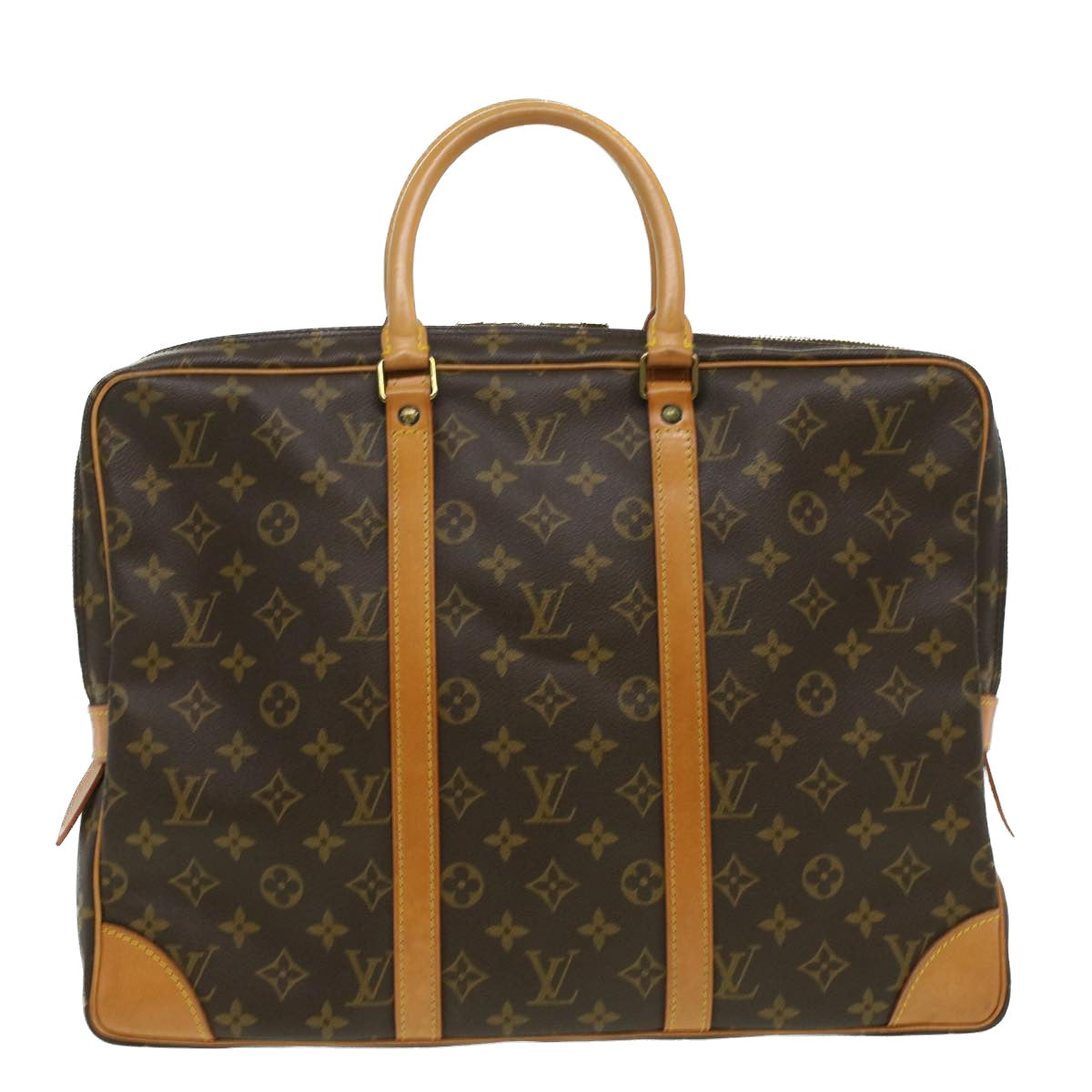 LOUIS VUITTON Monogram Porte Documents Voyage Business Bag M52005 LV Auth ro667