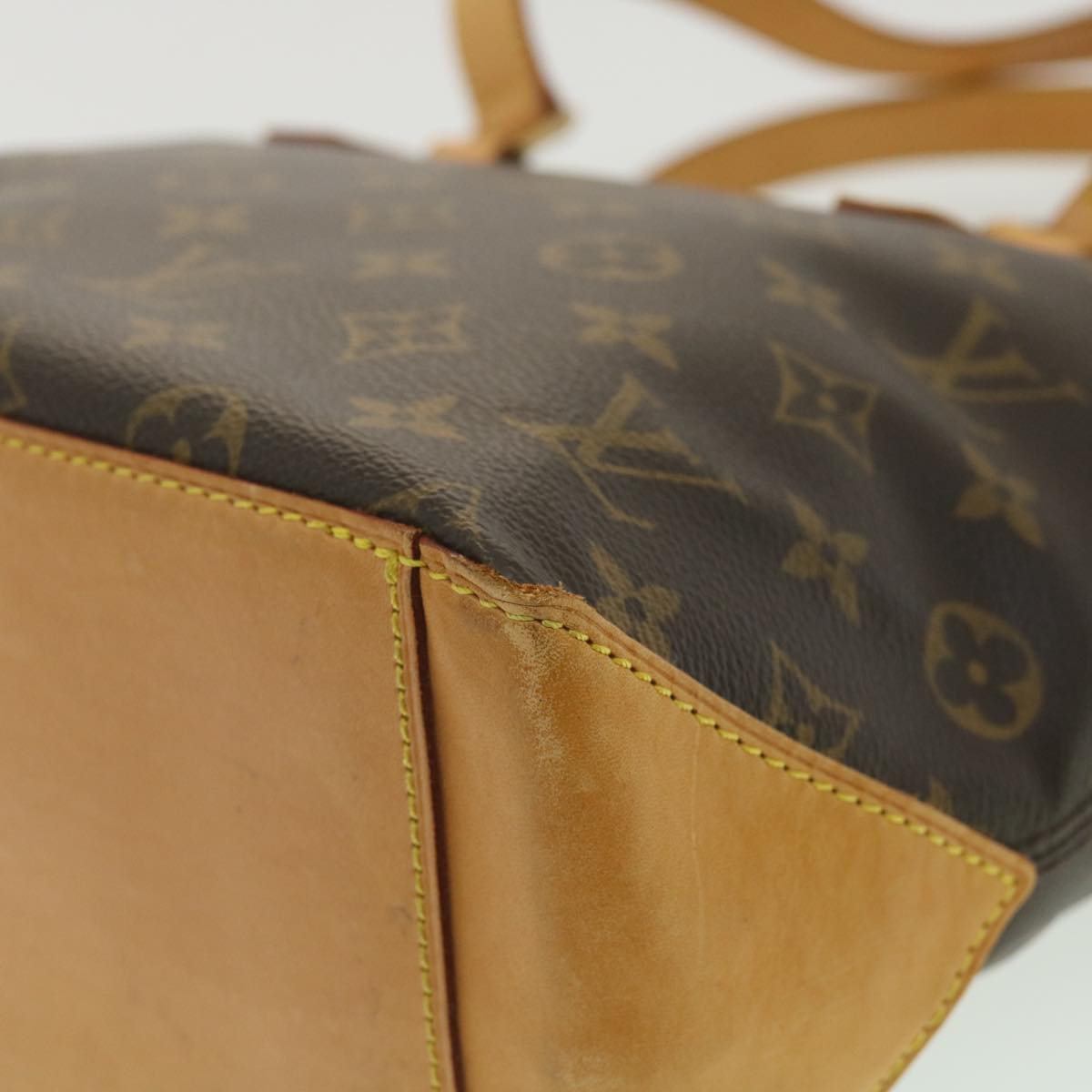 LOUIS VUITTON Monogram Cabas Piano Tote Bag M51148 LV Auth ro710