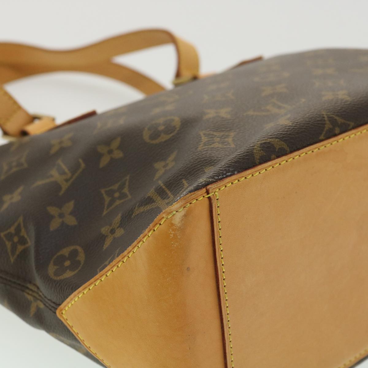 LOUIS VUITTON Monogram Cabas Piano Tote Bag M51148 LV Auth ro710