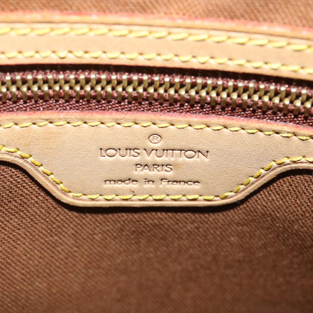 LOUIS VUITTON Monogram Cabas Piano Tote Bag M51148 LV Auth ro710