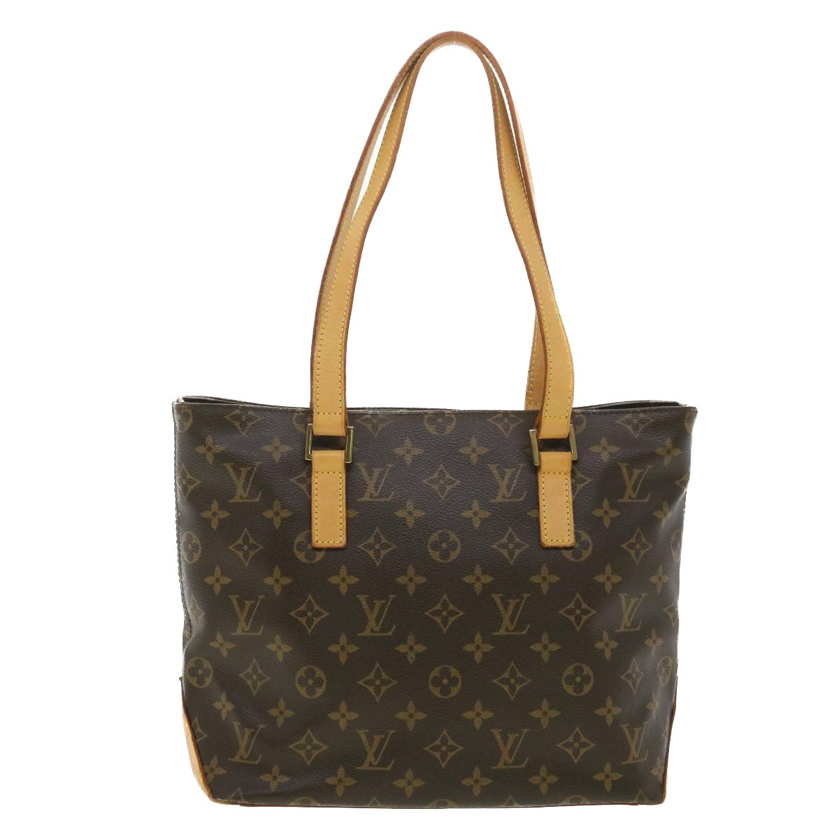 LOUIS VUITTON Monogram Cabas Piano Tote Bag M51148 LV Auth ro710