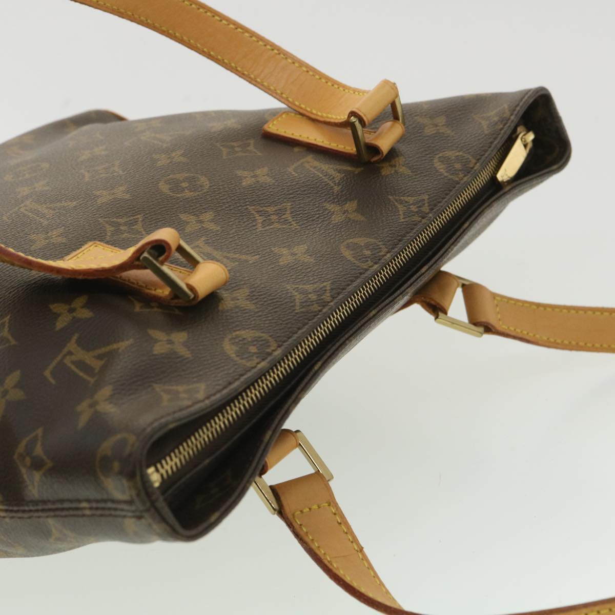 LOUIS VUITTON Monogram Cabas Piano Tote Bag M51148 LV Auth ro710