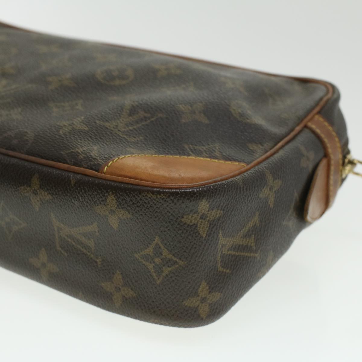 LOUIS VUITTON Monogram Compiegne 28 Clutch Bag M51845 LV Auth ro731