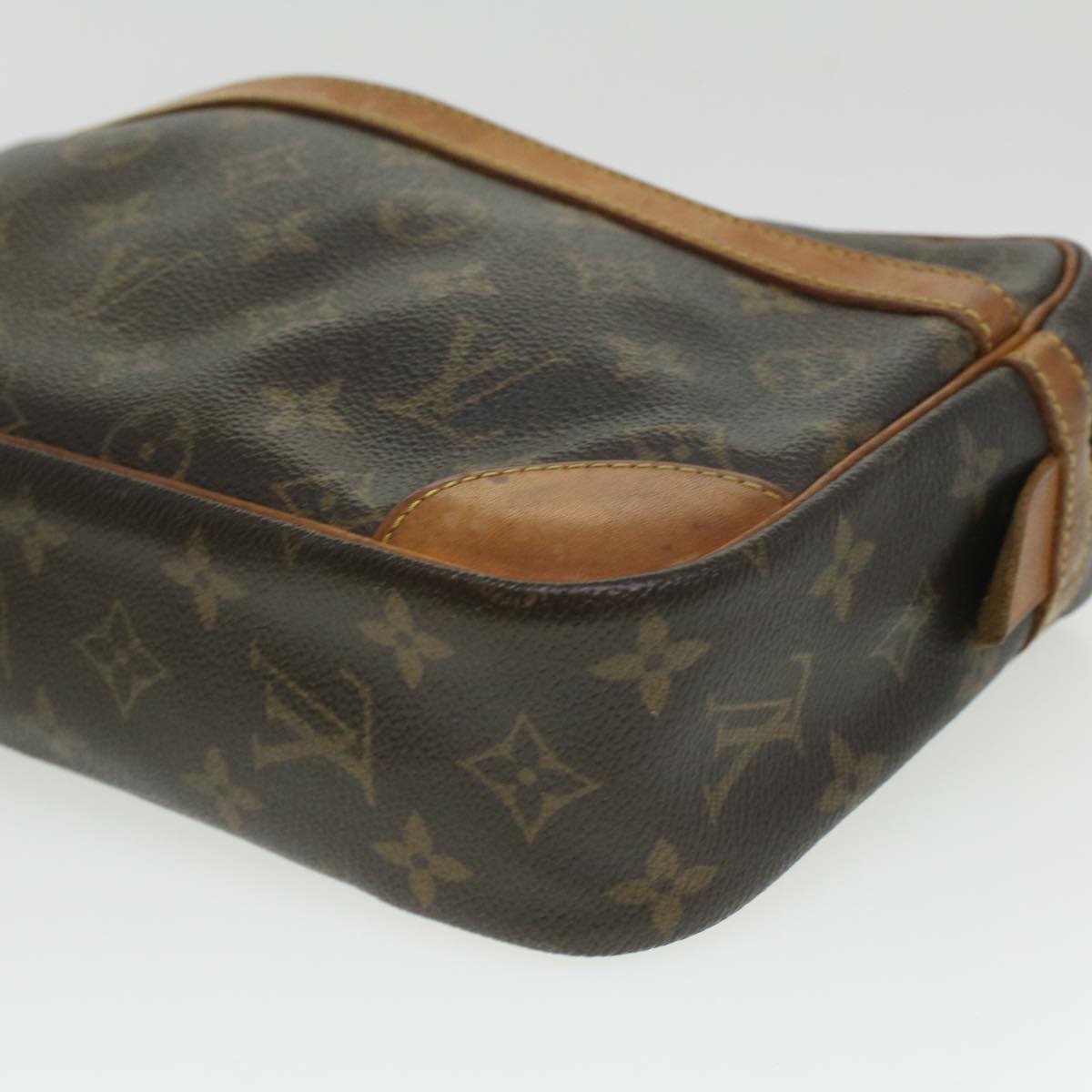 LOUIS VUITTON Monogram Compiegne 28 Clutch Bag M51845 LV Auth ro731