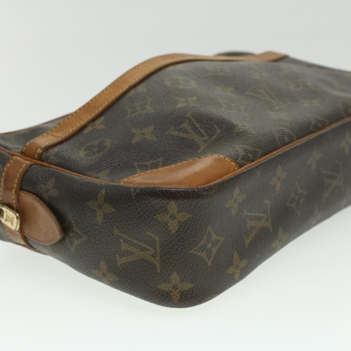 LOUIS VUITTON Monogram Compiegne 28 Clutch Bag M51845 LV Auth ro731