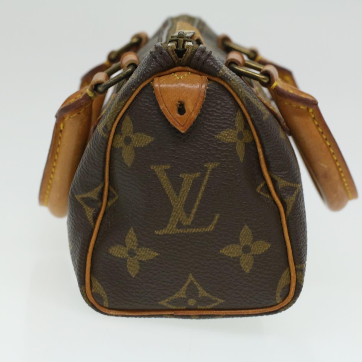 LOUIS VUITTON Monogram Mini Speedy Hand Bag M41534 LV Auth ro746