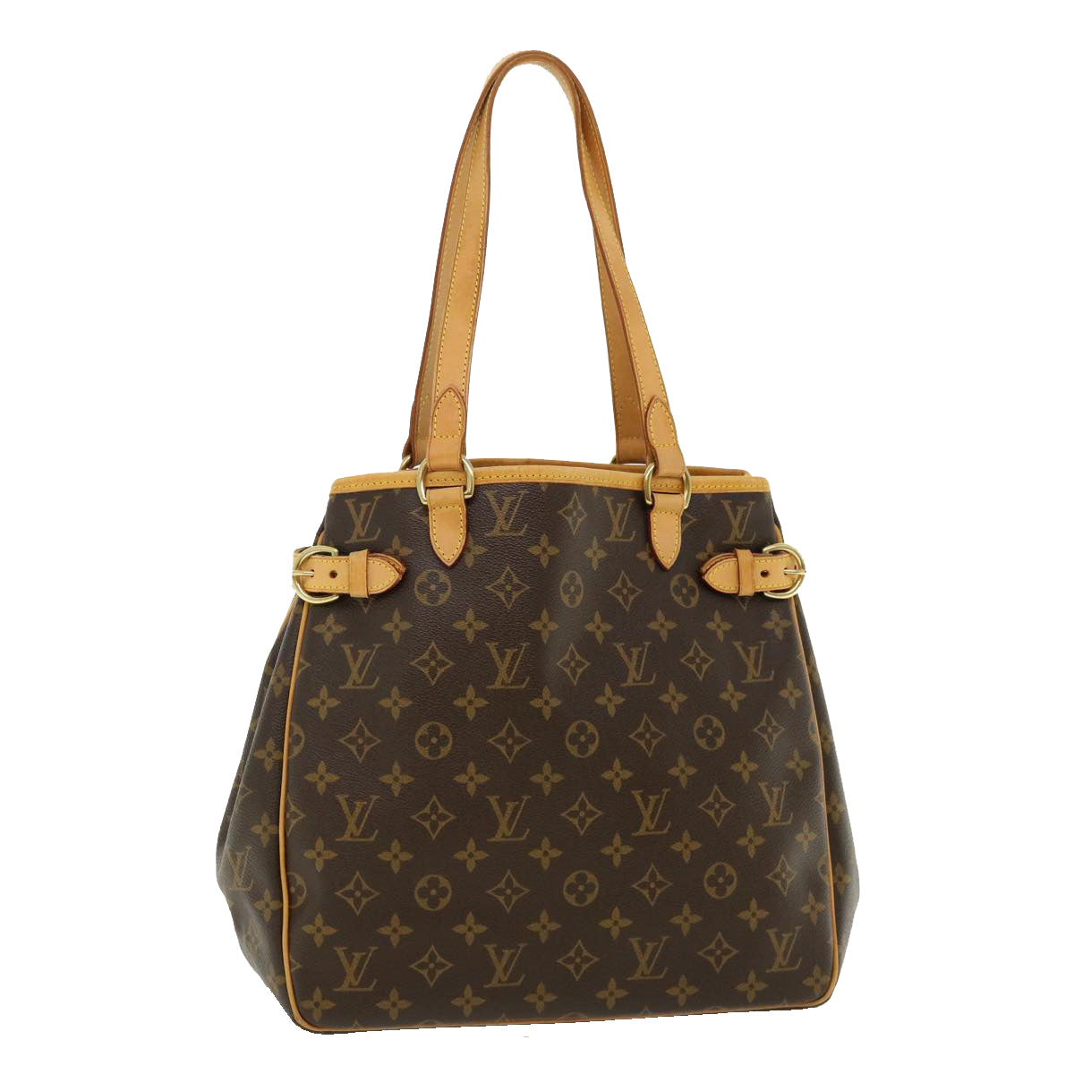 LOUIS VUITTON Monogram Batignolles Vertical Tote Bag M51153 LV Auth ro771