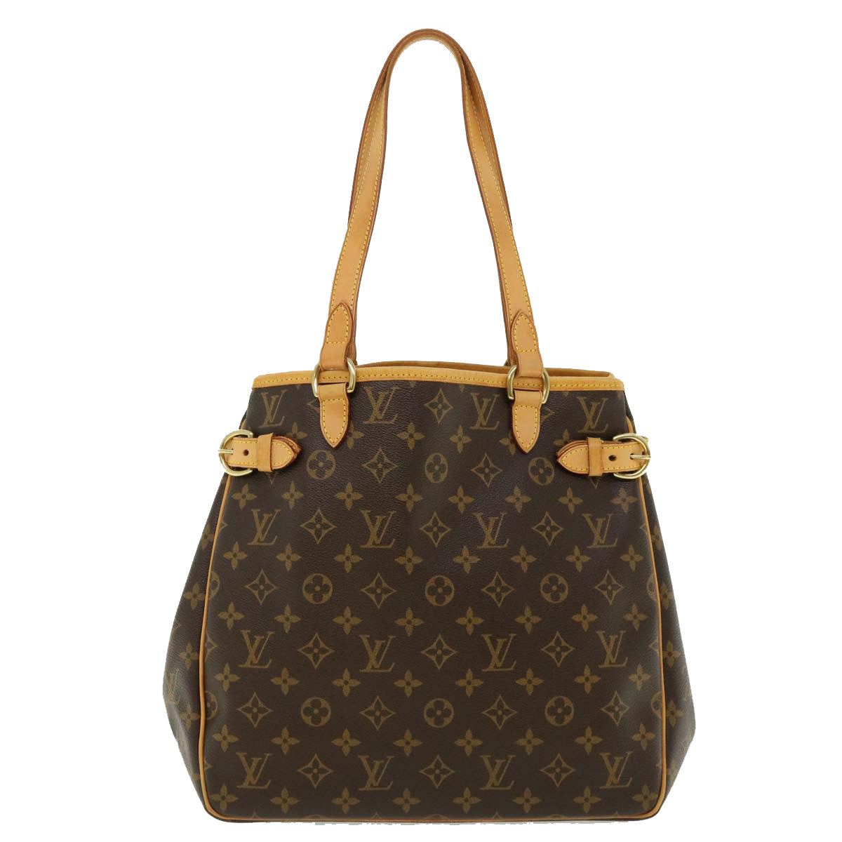 LOUIS VUITTON Monogram Batignolles Vertical Tote Bag M51153 LV Auth ro771