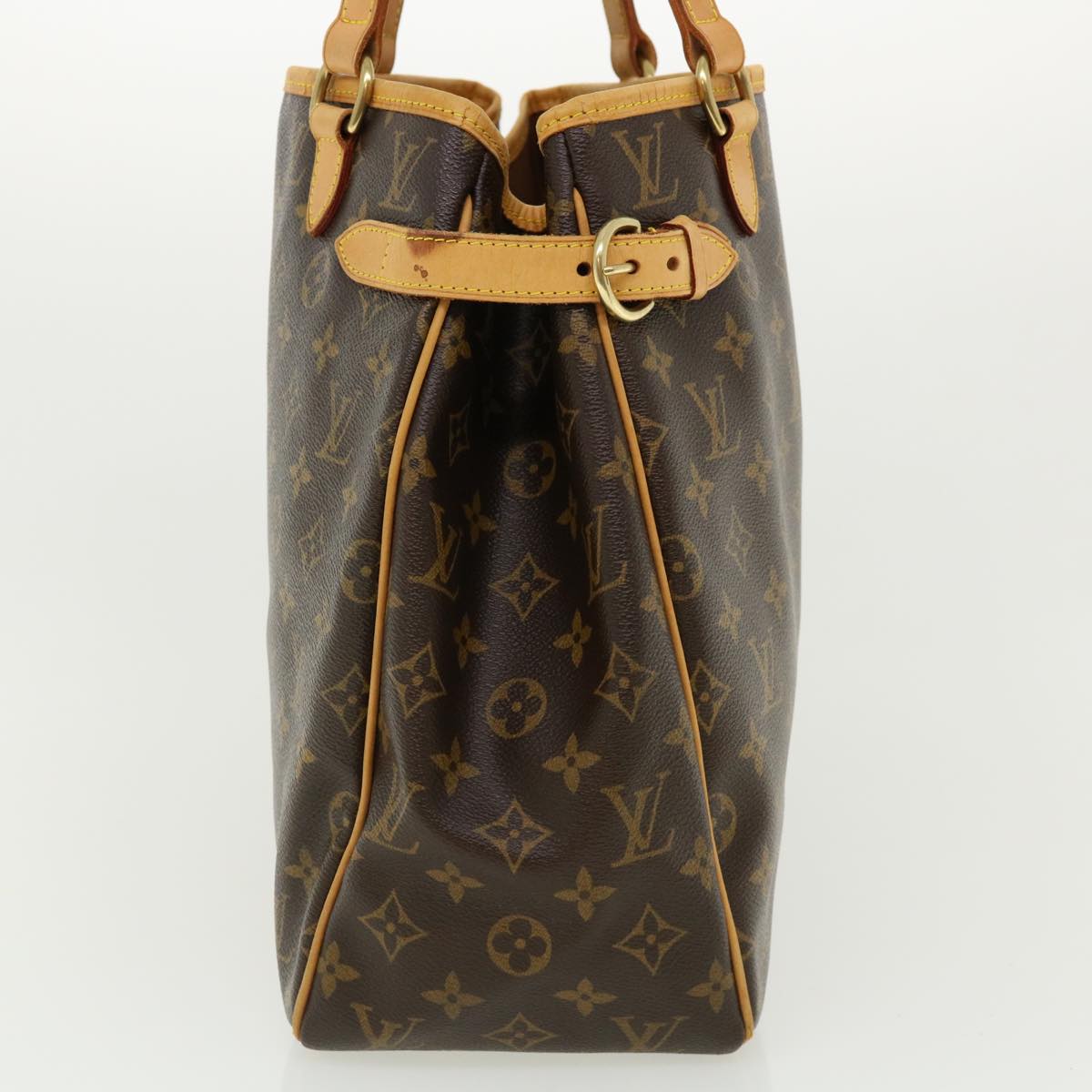 LOUIS VUITTON Monogram Batignolles Vertical Tote Bag M51153 LV Auth ro771