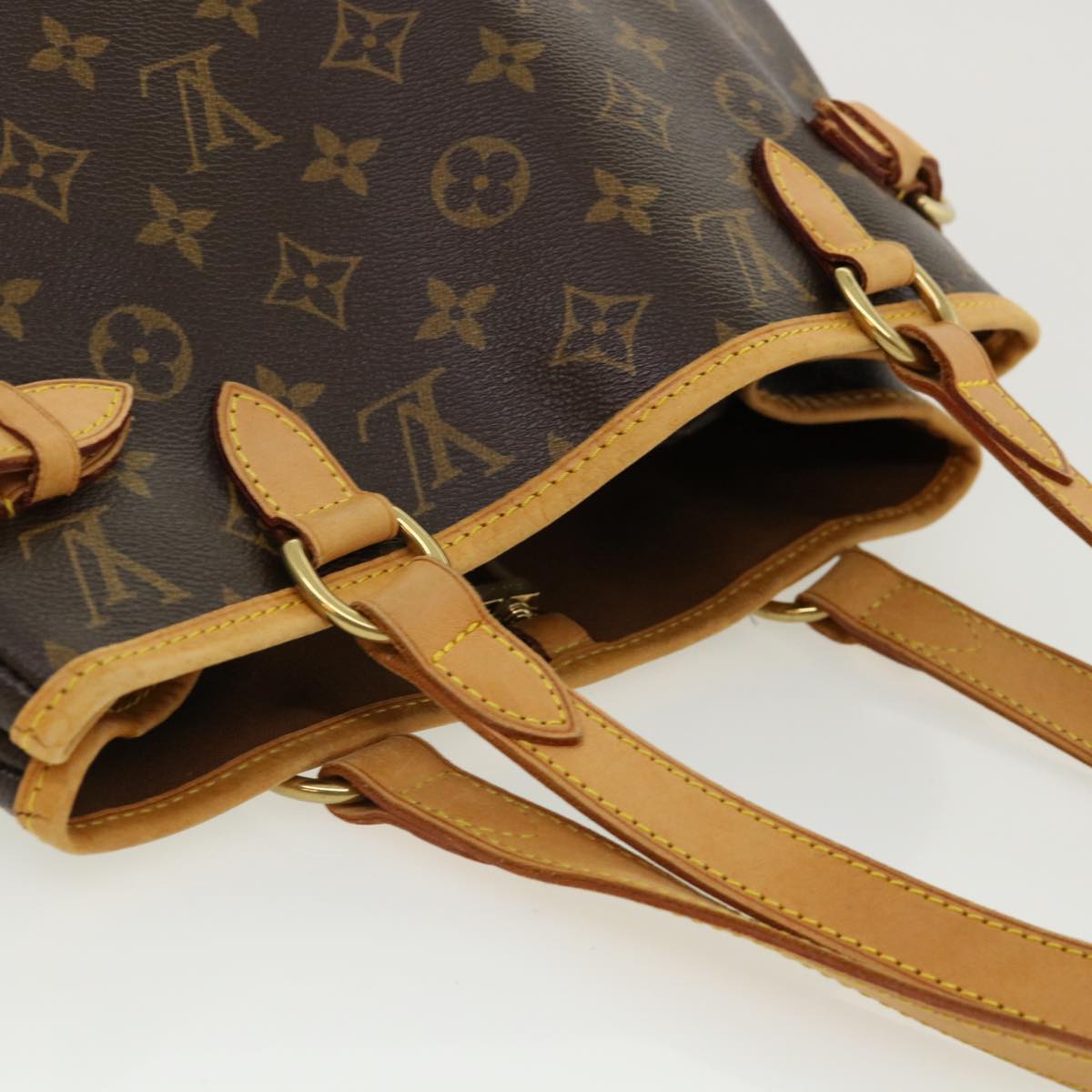 LOUIS VUITTON Monogram Batignolles Vertical Tote Bag M51153 LV Auth ro771