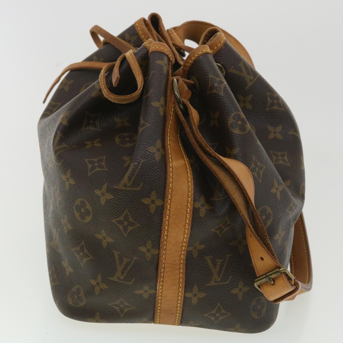 LOUIS VUITTON Monogram Petit Noe Shoulder Bag M42226 LV Auth ro798