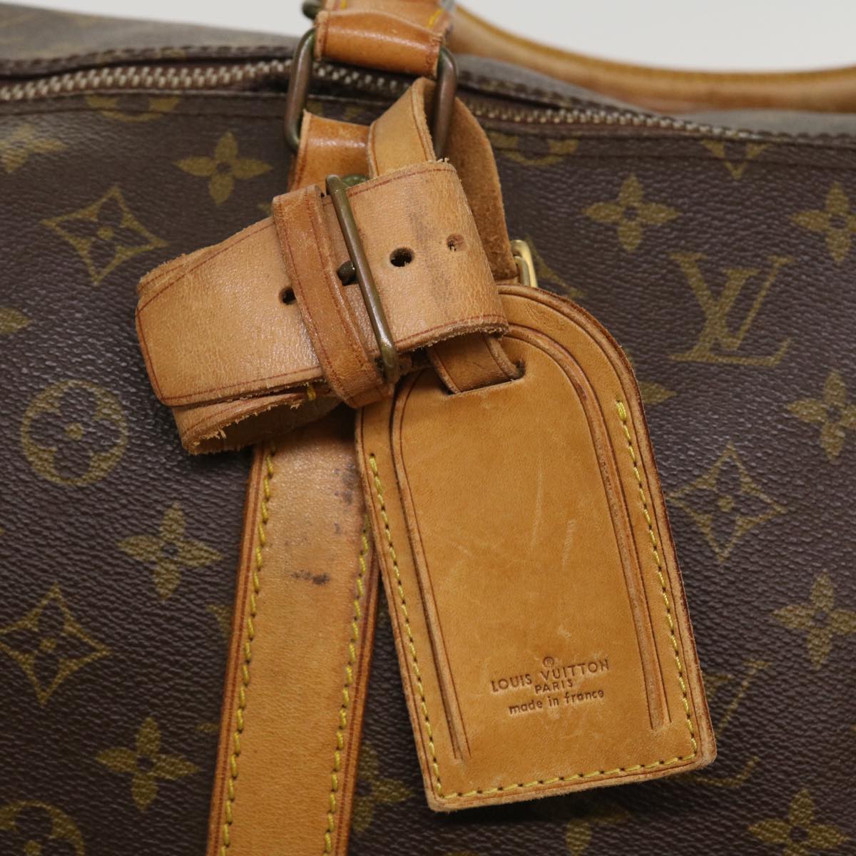 LOUIS VUITTON Monogram Keepall 60 Boston Bag Vintage M41422 LV Auth ro829