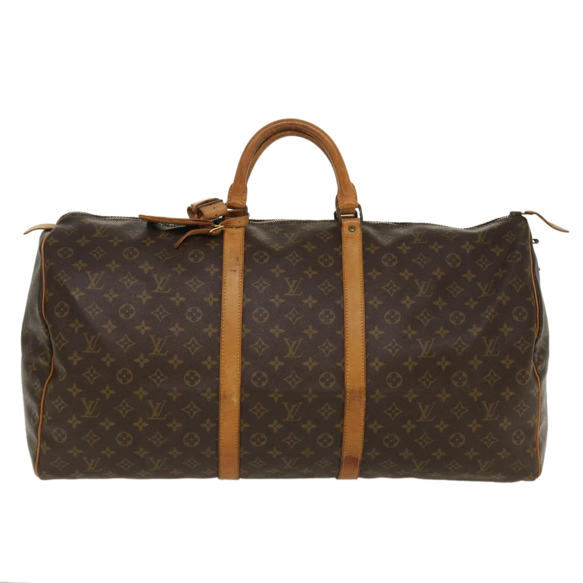 LOUIS VUITTON Monogram Keepall 60 Boston Bag Vintage M41422 LV Auth ro829