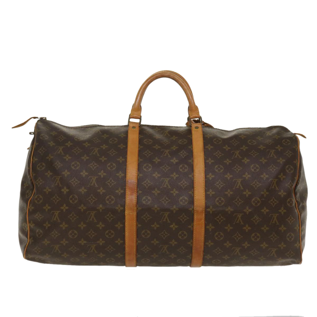 LOUIS VUITTON Monogram Keepall 60 Boston Bag Vintage M41422 LV Auth ro829