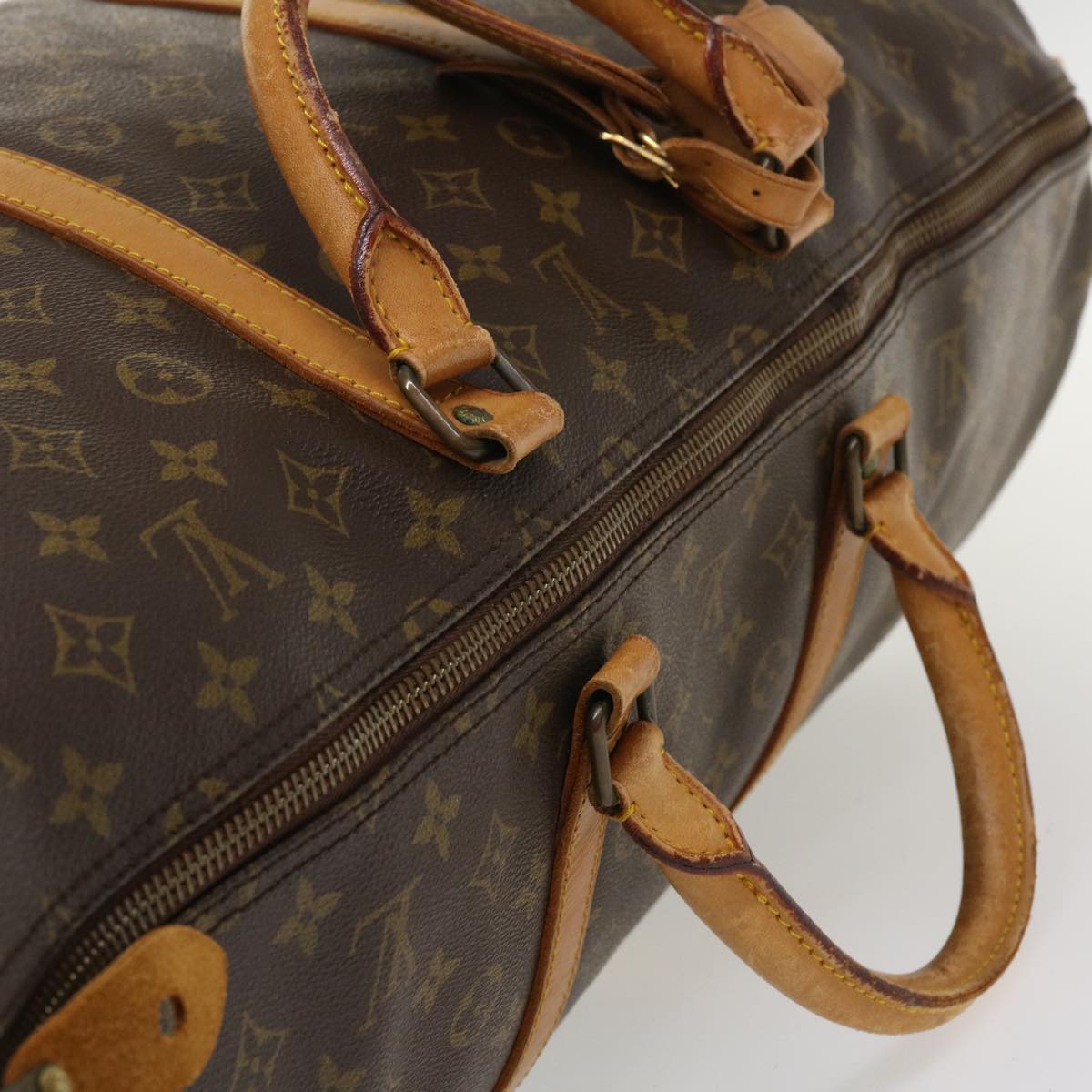 LOUIS VUITTON Monogram Keepall 60 Boston Bag Vintage M41422 LV Auth ro829