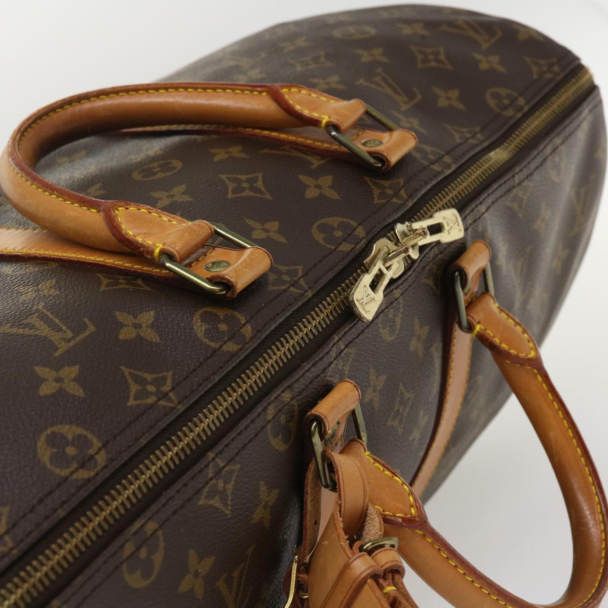 LOUIS VUITTON Monogram Keepall 45 Boston Bag M41428 LV Auth ro833