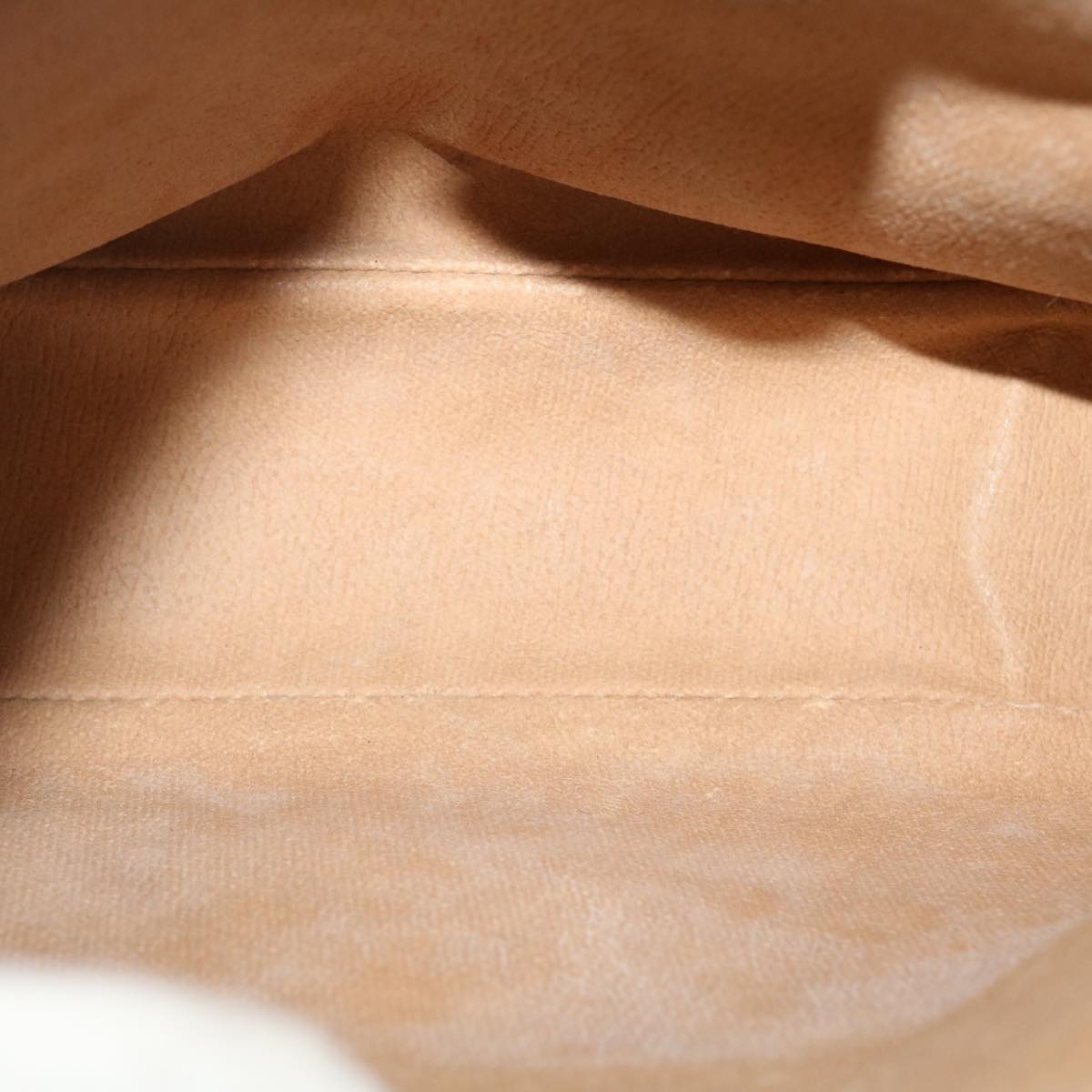 GUCCI GG Canvas Shoulder Bag PVC Leather Beige Auth ro842