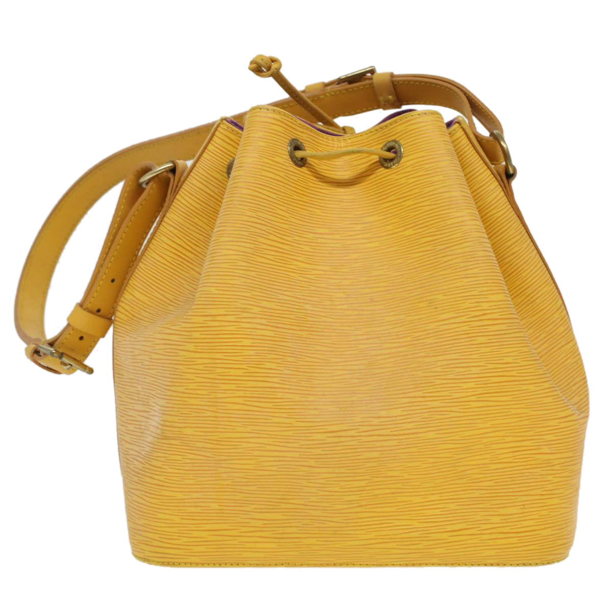 LOUIS VUITTON Epi Petit Noe Shoulder Bag Tassili Yellow M44109 LV Auth ro851 - 0