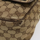 GUCCI GG Canvas Shoulder Bag Beige 28562 Auth ro868-15