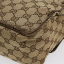 GUCCI GG Canvas Shoulder Bag Beige 28562 Auth ro868-17