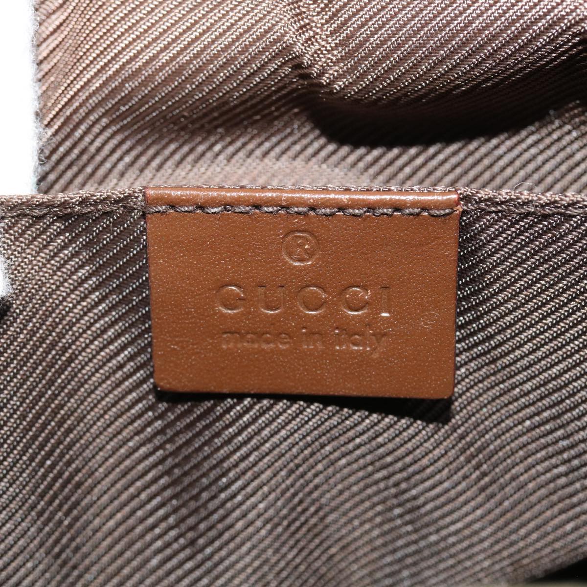 GUCCI GG Canvas Shoulder Bag Beige 28562 Auth ro868