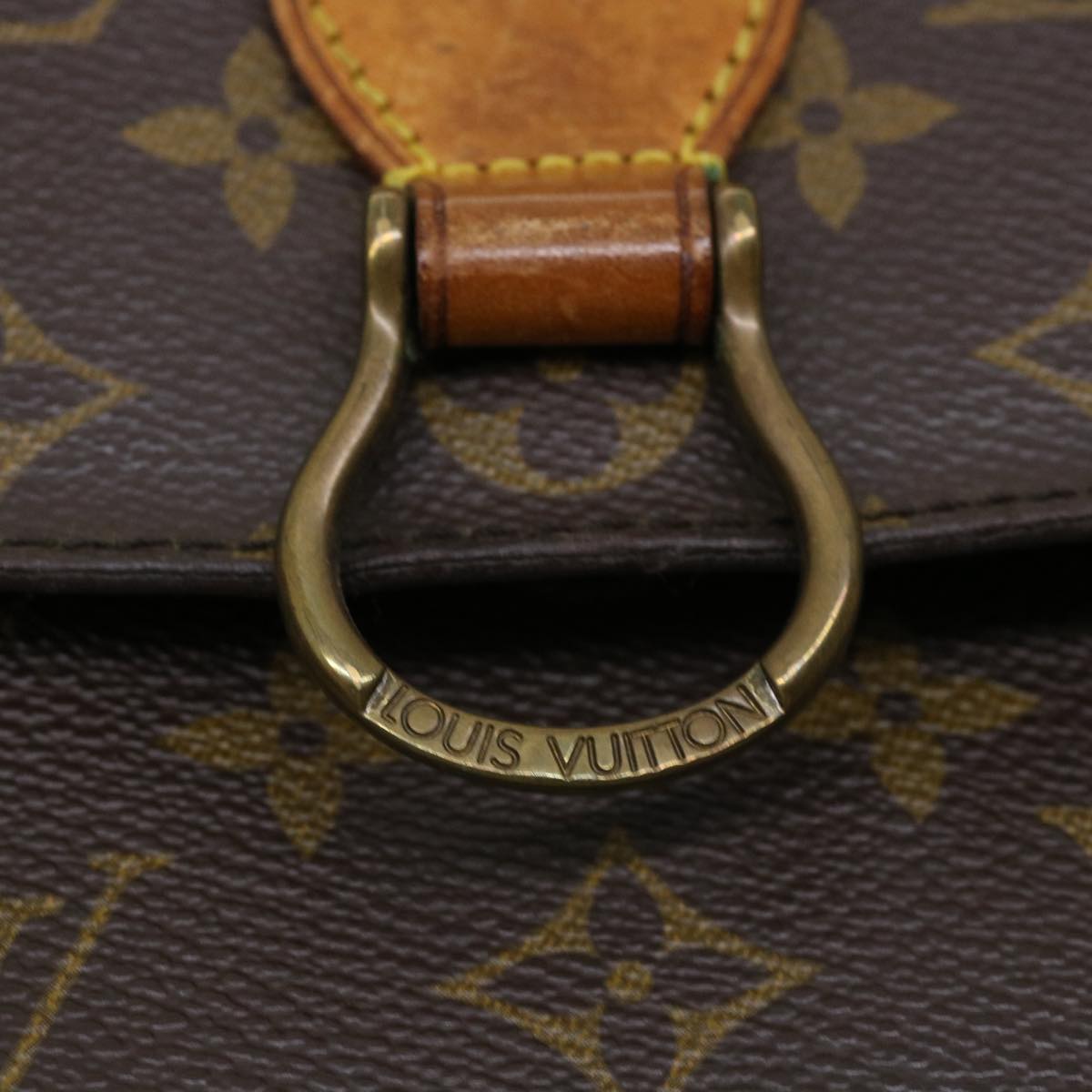 LOUIS VUITTON Monogram Saint Cloud MM Shoulder Bag M51243 LV Auth rt061