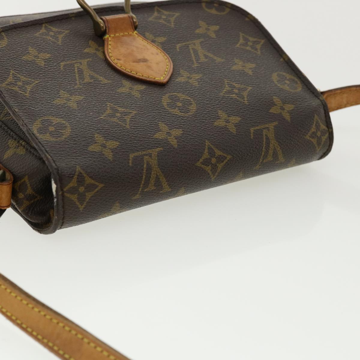 LOUIS VUITTON Monogram Saint Cloud MM Shoulder Bag M51243 LV Auth rt061