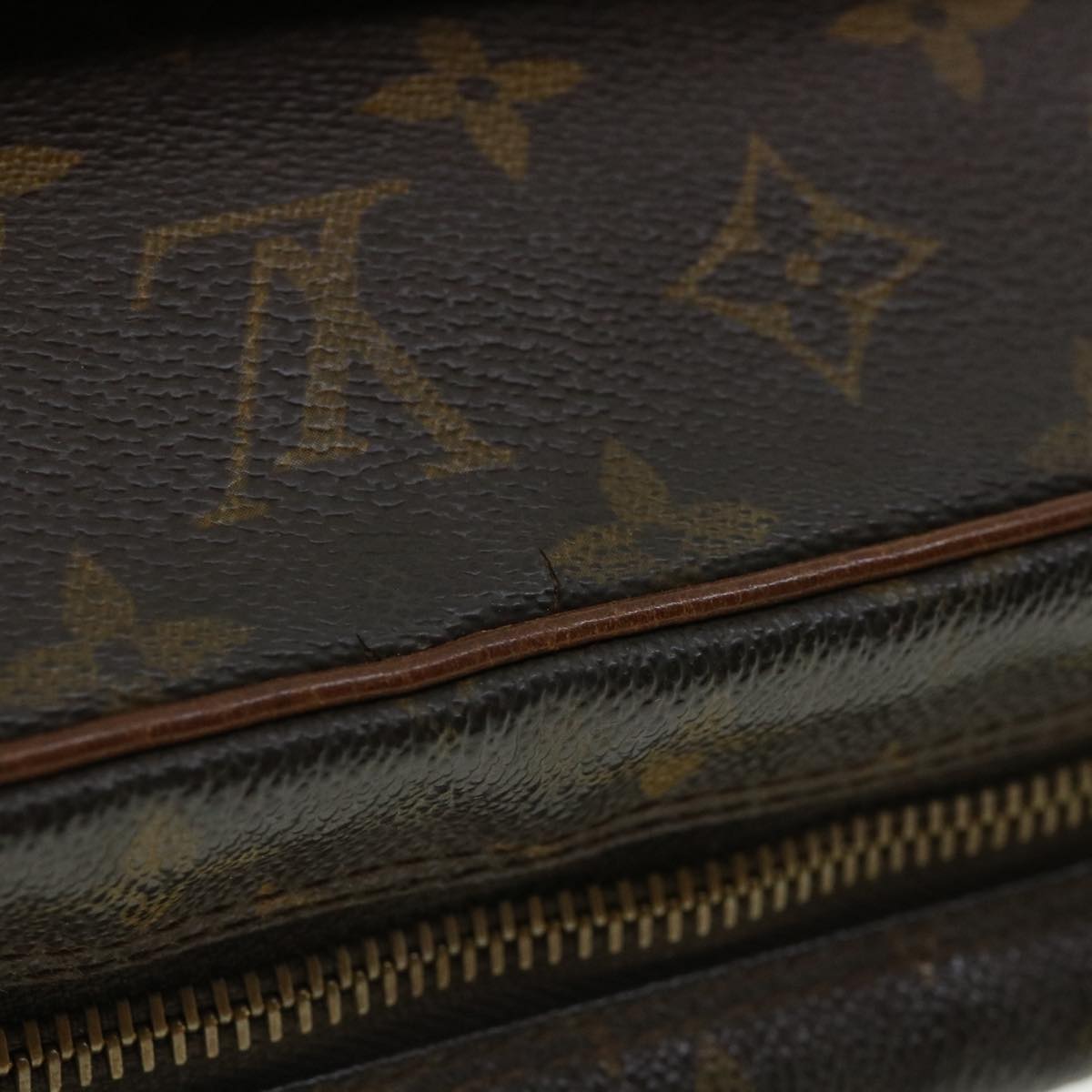 LOUIS VUITTON Monogram Compiegne 28 Clutch Bag M51845 LV Auth rt068