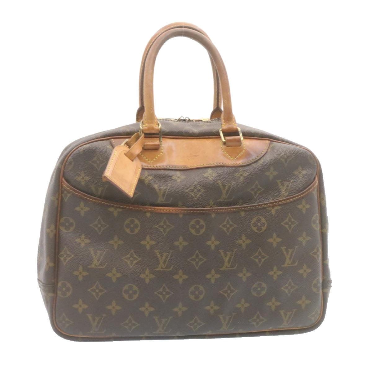 LOUIS VUITTON Monogram Deauville Hand Bag M47270 LV Auth rz079