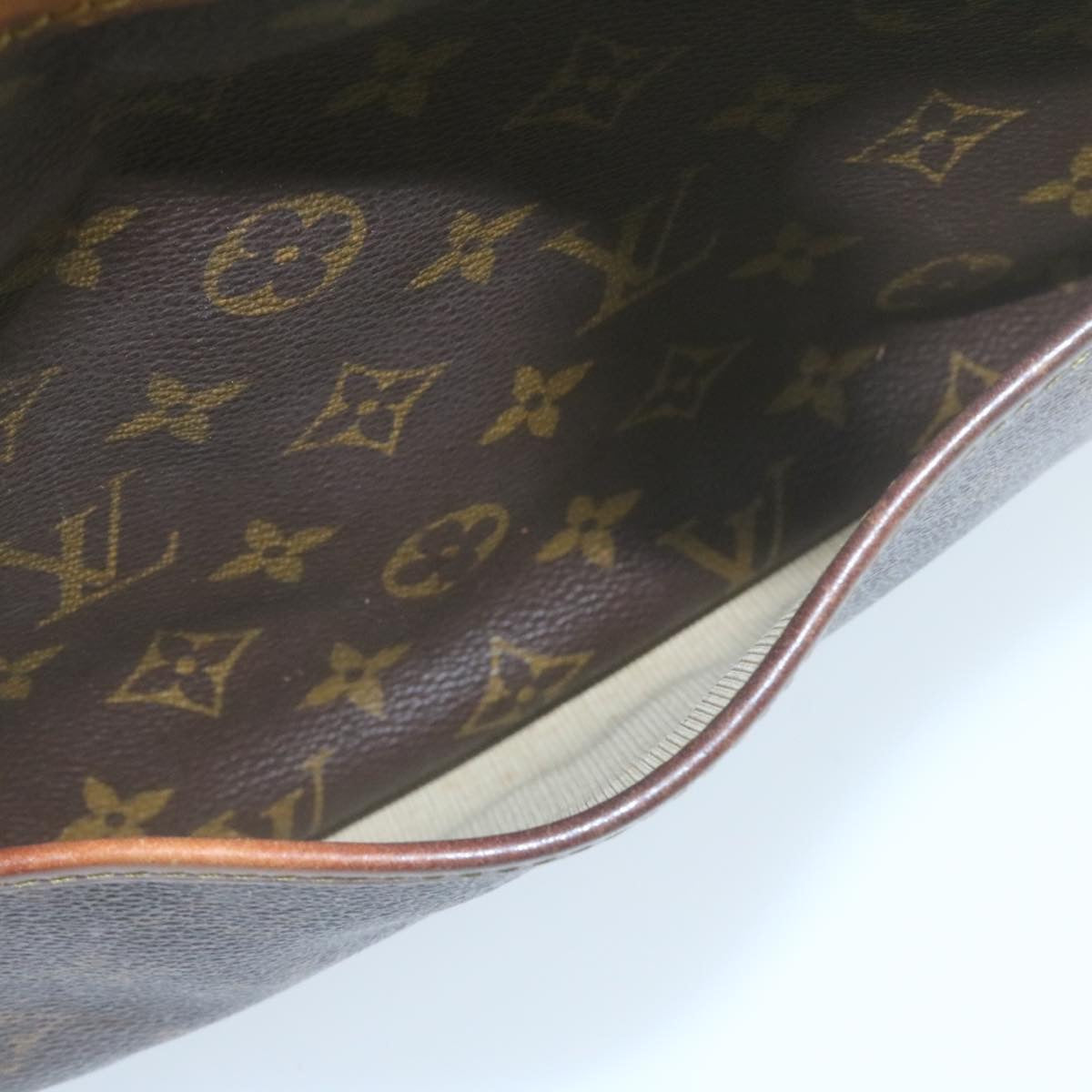 LOUIS VUITTON Monogram Deauville Hand Bag M47270 LV Auth rz079