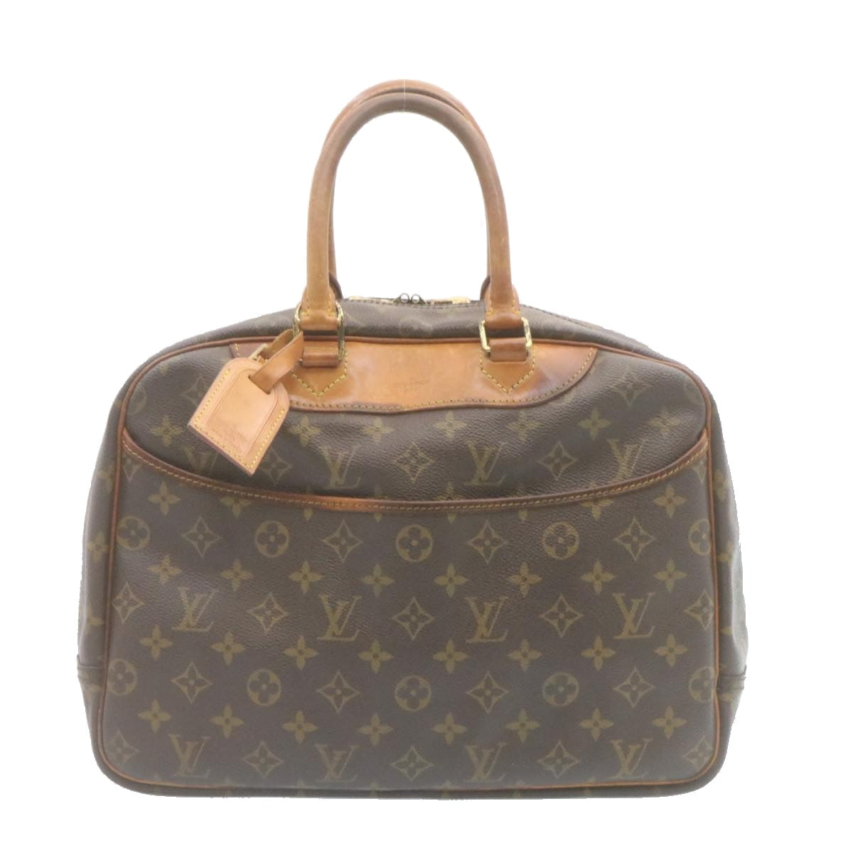 LOUIS VUITTON Monogram Deauville Hand Bag M47270 LV Auth rz079