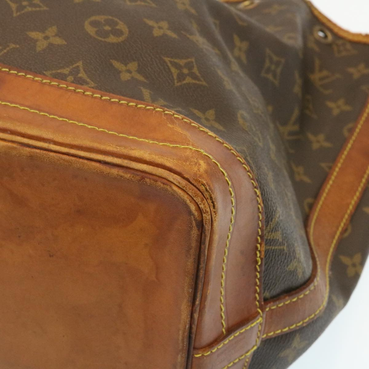 LOUIS VUITTON Monogram Noe Shoulder Bag M42224 LV Auth rz090