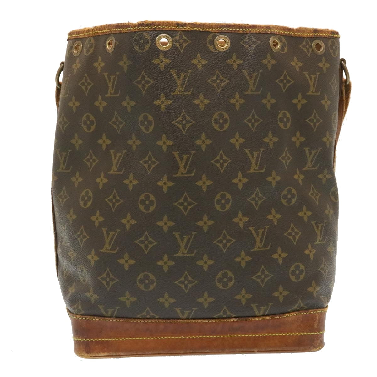 LOUIS VUITTON Monogram Noe Shoulder Bag M42224 LV Auth rz090