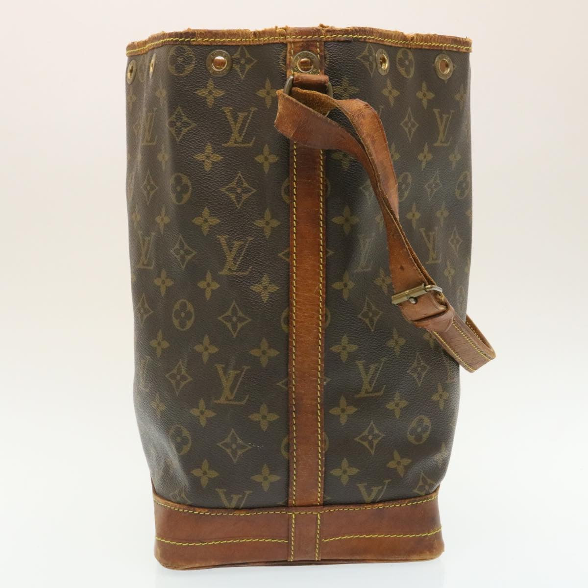 LOUIS VUITTON Monogram Noe Shoulder Bag M42224 LV Auth rz090