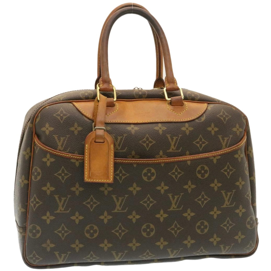 LOUIS VUITTON Monogram Deauville Hand Bag M47270 LV Auth rz106