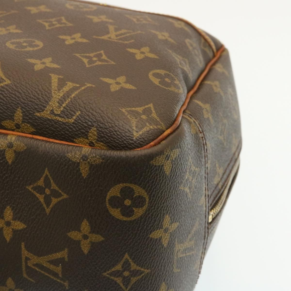 LOUIS VUITTON Monogram Deauville Hand Bag M47270 LV Auth rz106