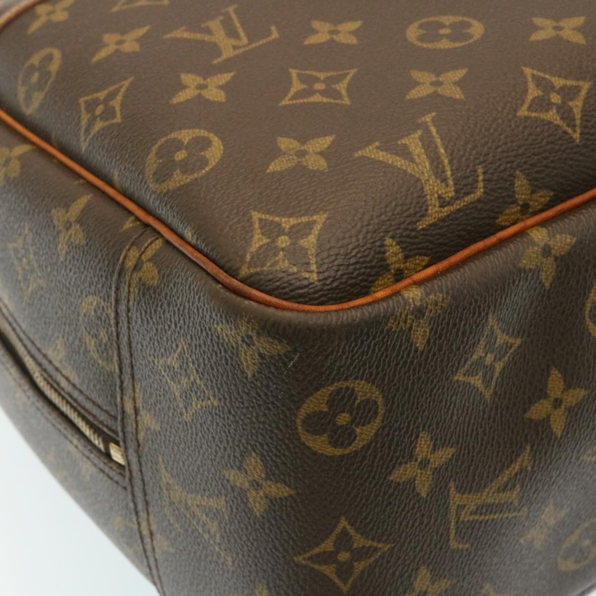 LOUIS VUITTON Monogram Deauville Hand Bag M47270 LV Auth rz106