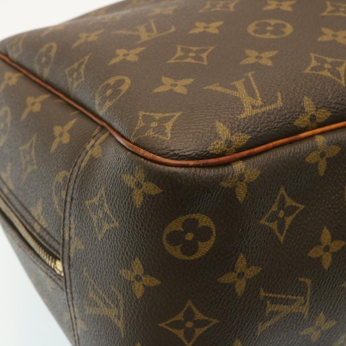 LOUIS VUITTON Monogram Deauville Hand Bag M47270 LV Auth rz106