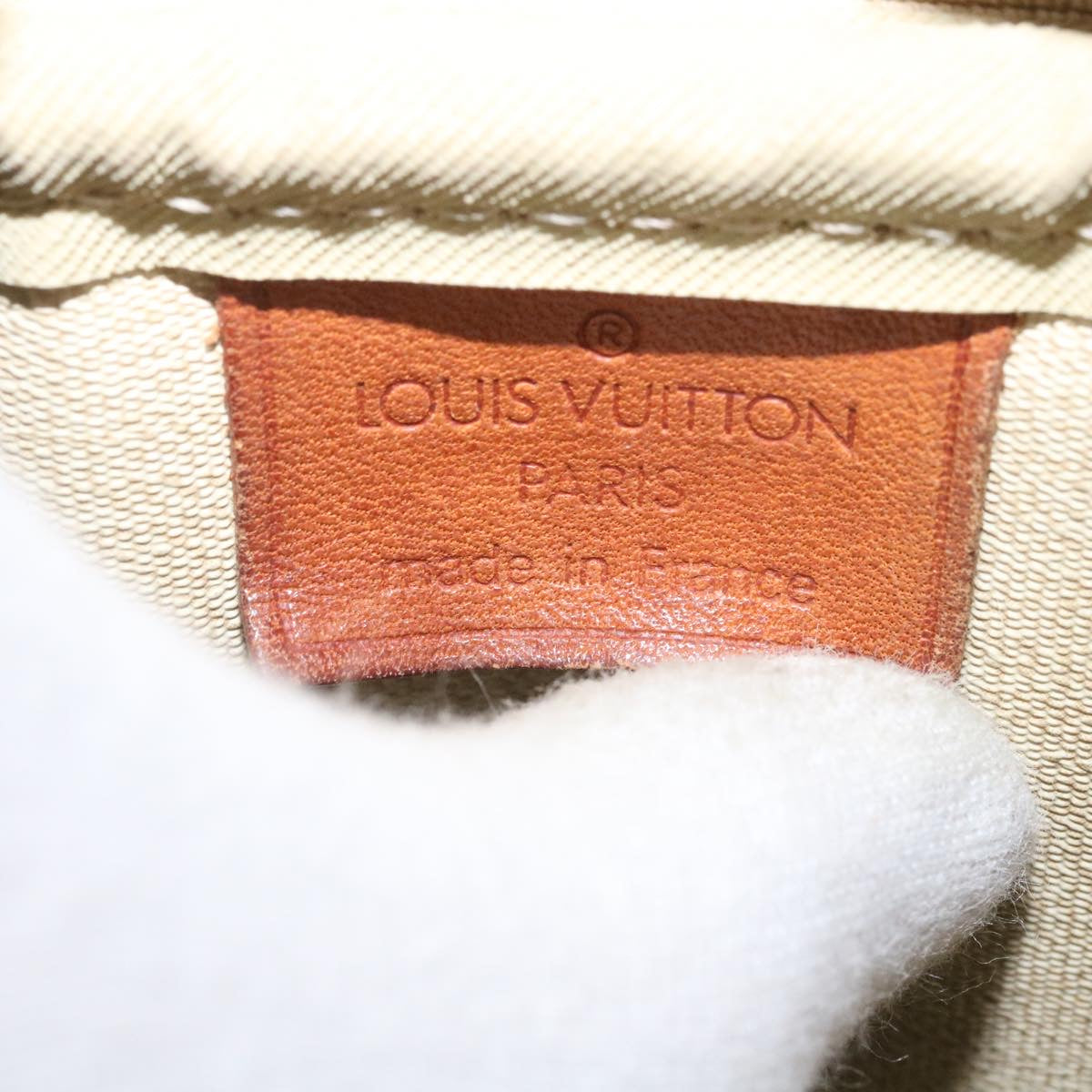 LOUIS VUITTON Monogram Deauville Hand Bag M47270 LV Auth rz106