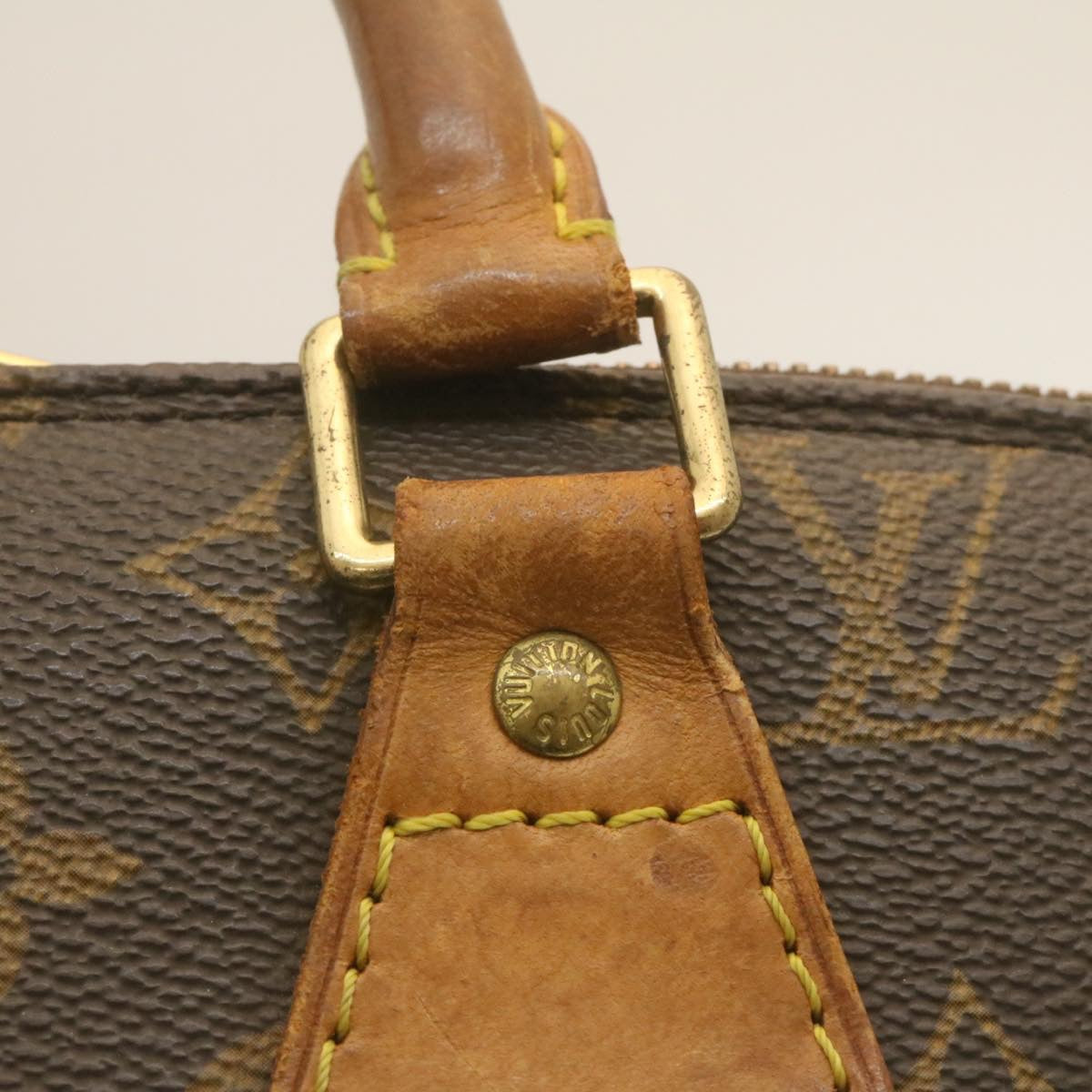 LOUIS VUITTON Monogram Alma Hand Bag M51130 LV Auth rz110