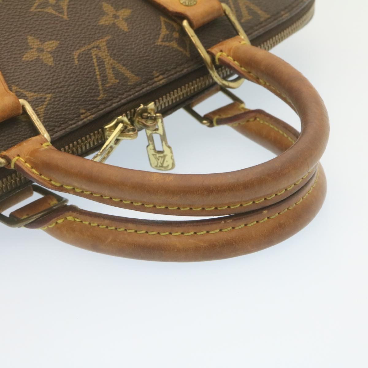 LOUIS VUITTON Monogram Alma Hand Bag M51130 LV Auth rz110