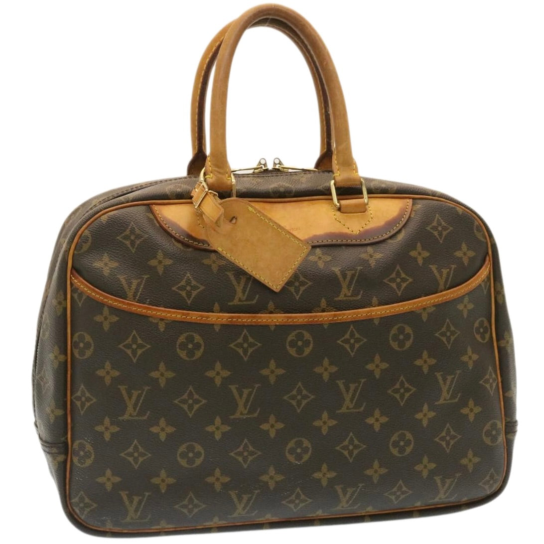 LOUIS VUITTON Monogram Deauville Hand Bag M47270 LV Auth rz111