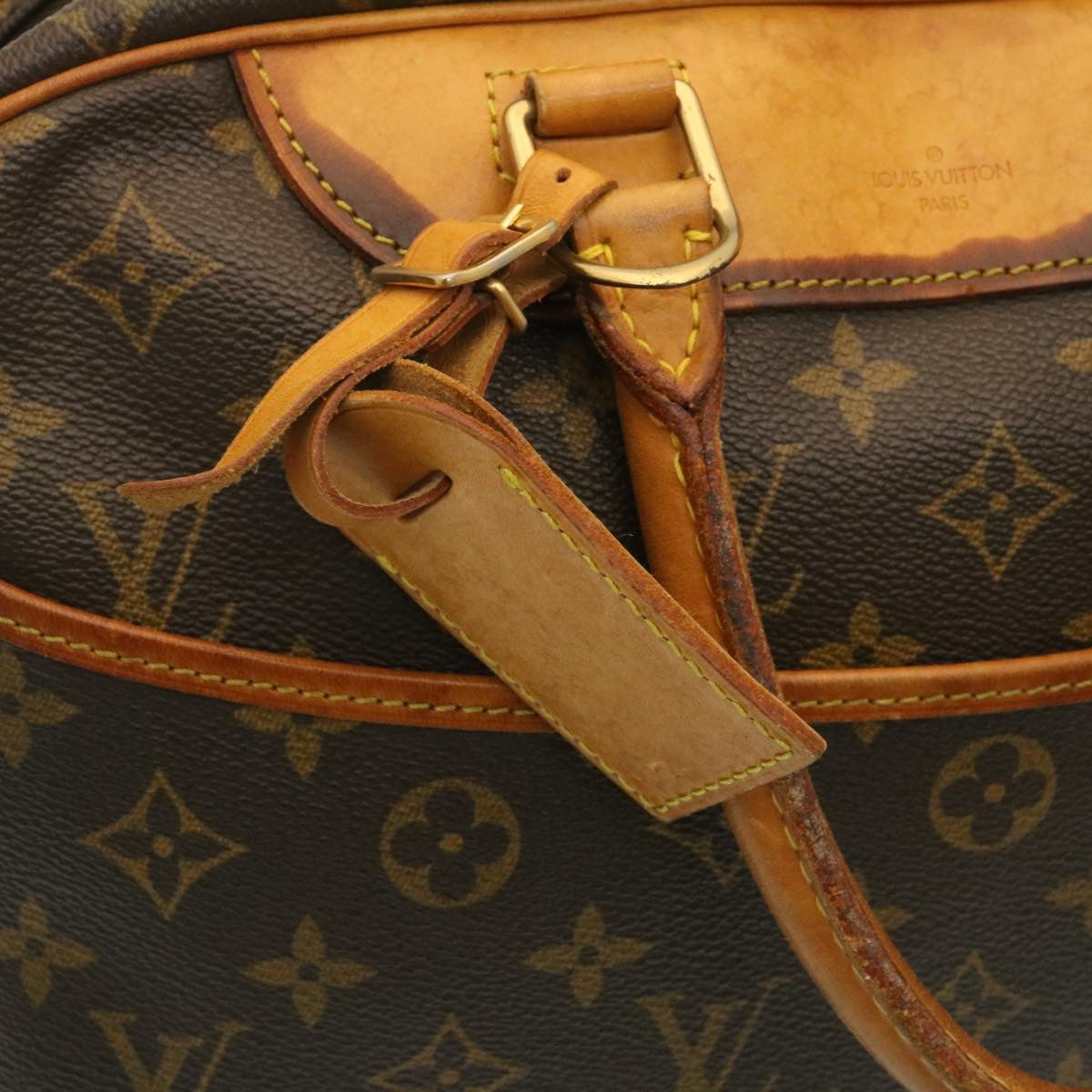 LOUIS VUITTON Monogram Deauville Hand Bag M47270 LV Auth rz111