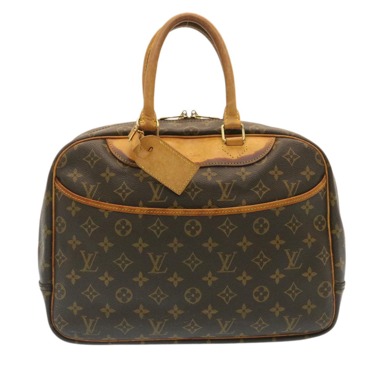 LOUIS VUITTON Monogram Deauville Hand Bag M47270 LV Auth rz111