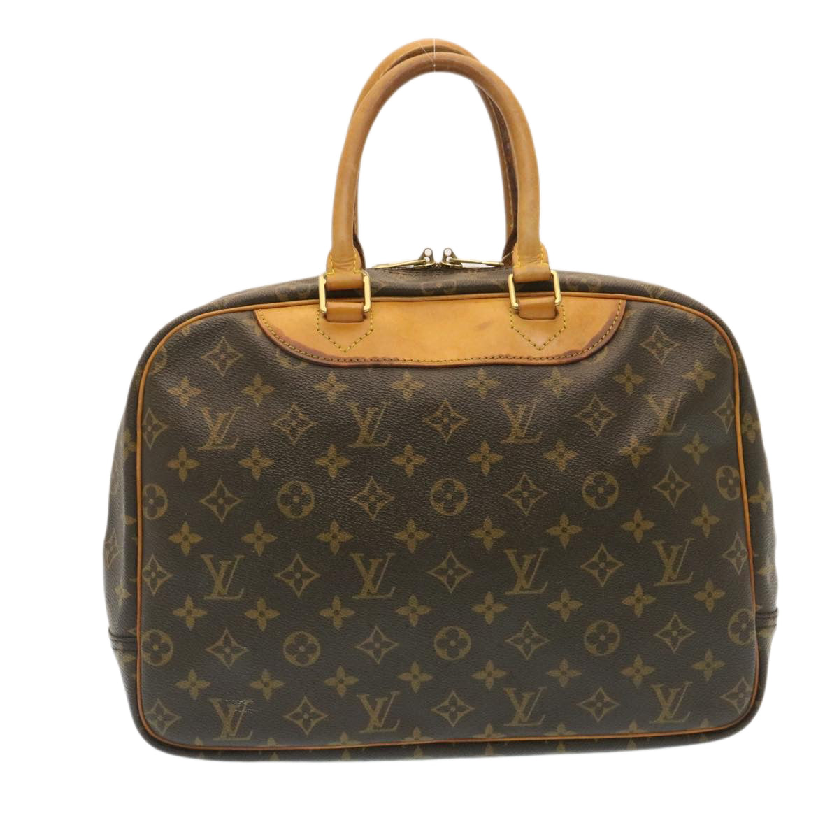 LOUIS VUITTON Monogram Deauville Hand Bag M47270 LV Auth rz111