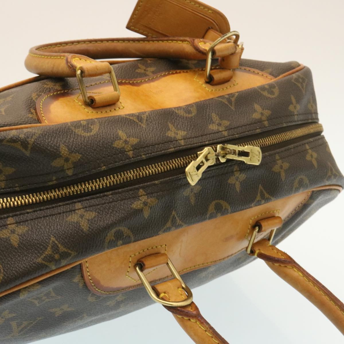 LOUIS VUITTON Monogram Deauville Hand Bag M47270 LV Auth rz111